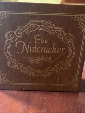 The Nutcracker Decorative Box in Brown with Gold Detailing